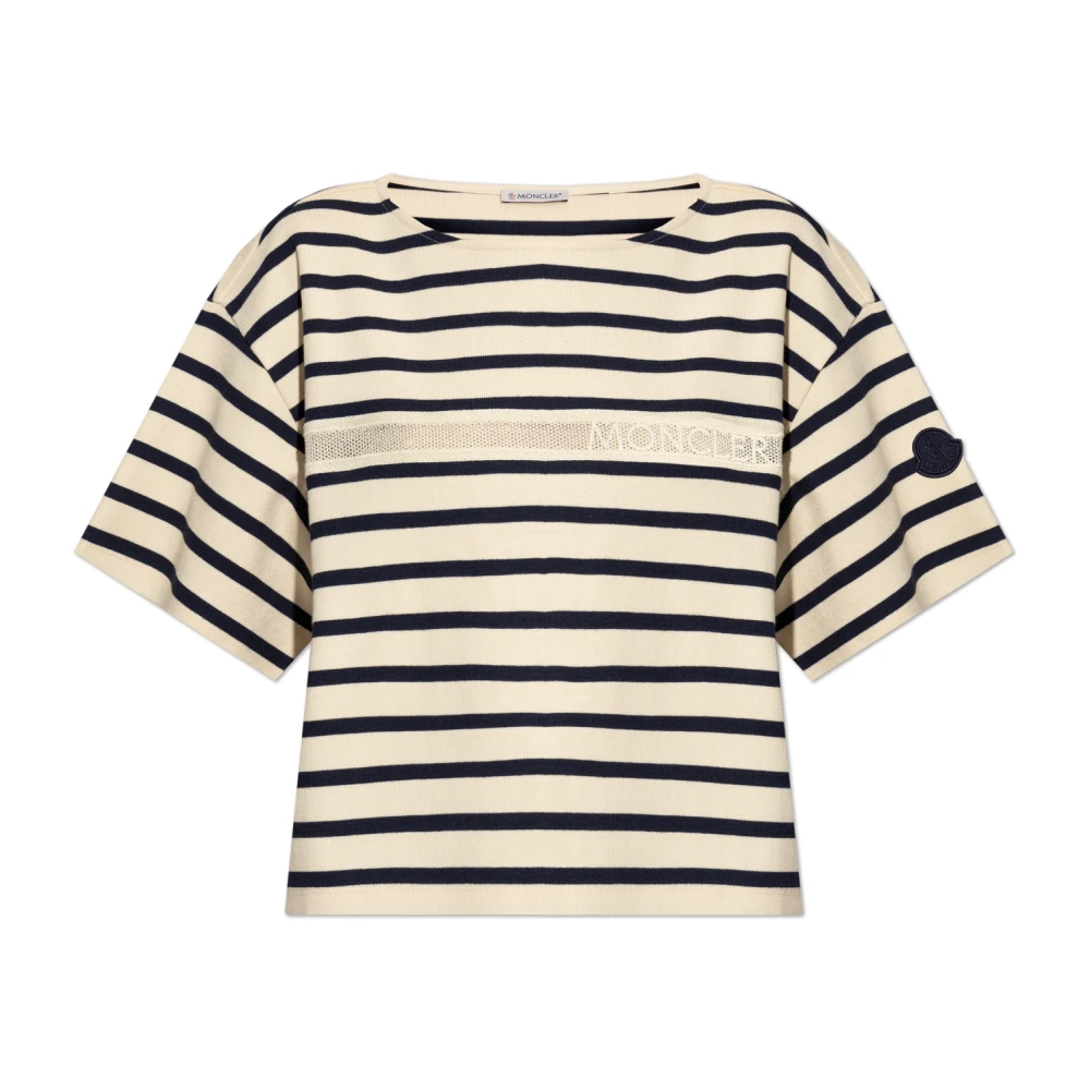 Moncler Donna Blu T-Shirt Oversize