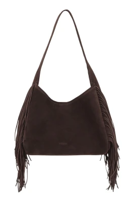 Mock Shoulder Bag med iögonfallande tofsar