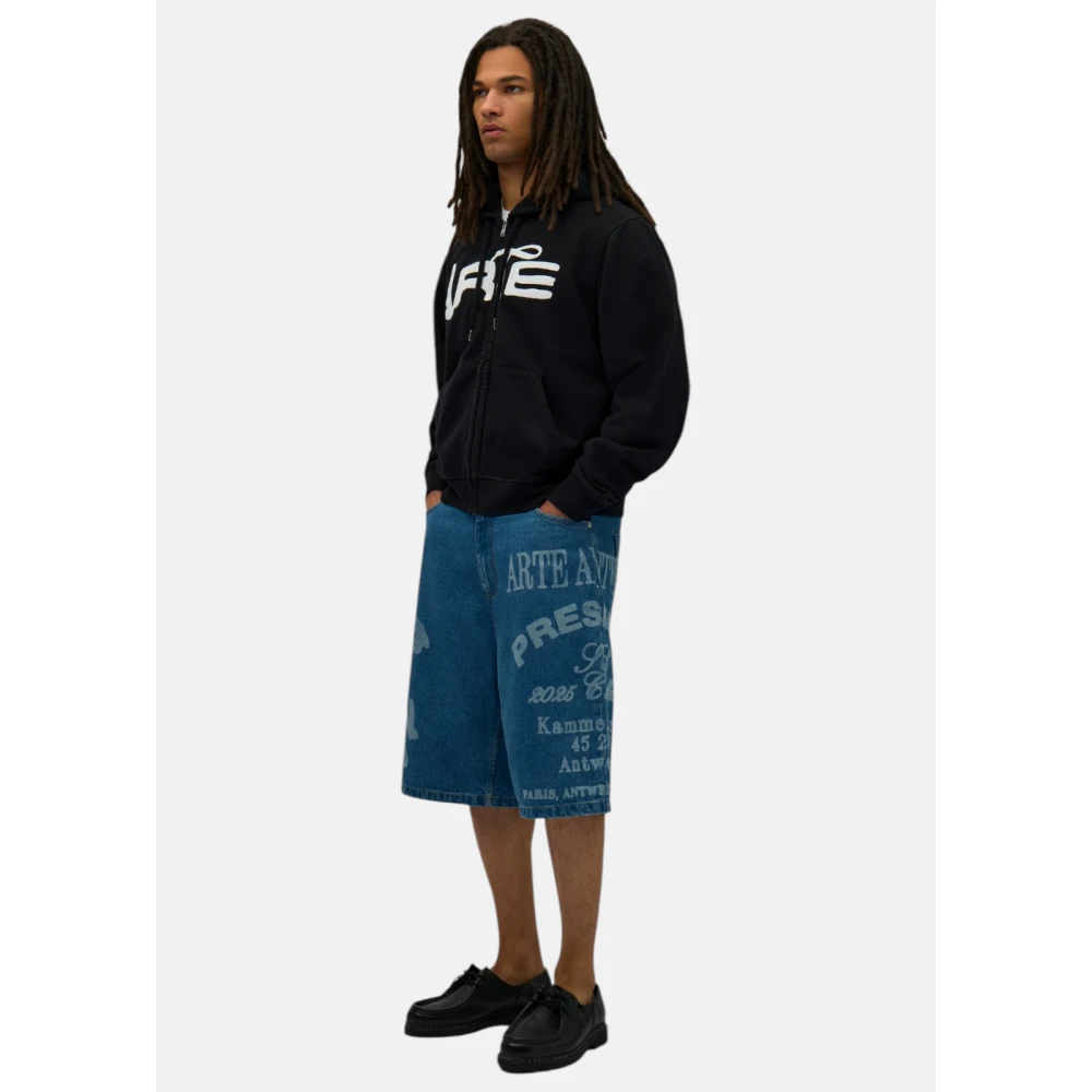 Arte Antwerp Energy Rits Hoodie Black Heren