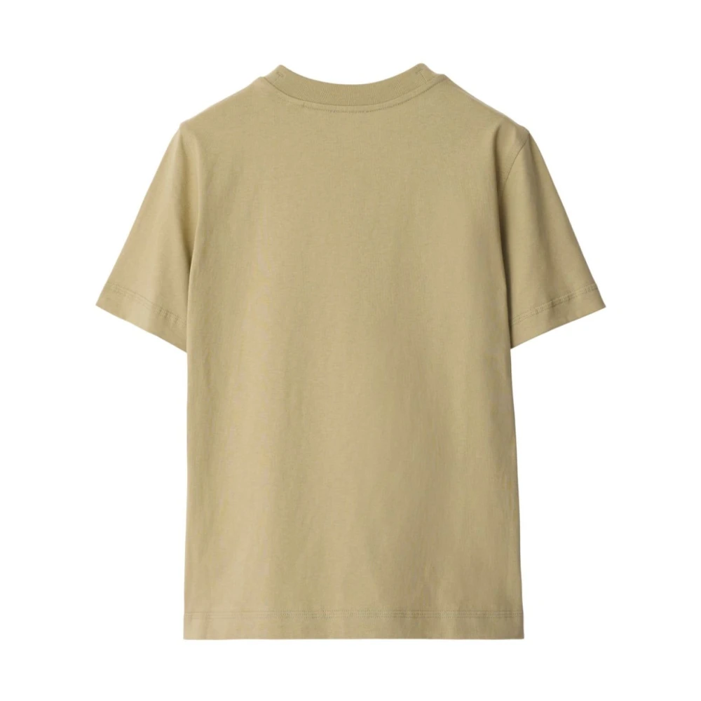 Burberry Grijze T-shirts en Polos met Equestrian Knight-motief Beige Dames
