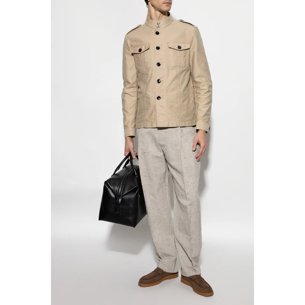 Tom Ford Jas met zakken Beige Heren