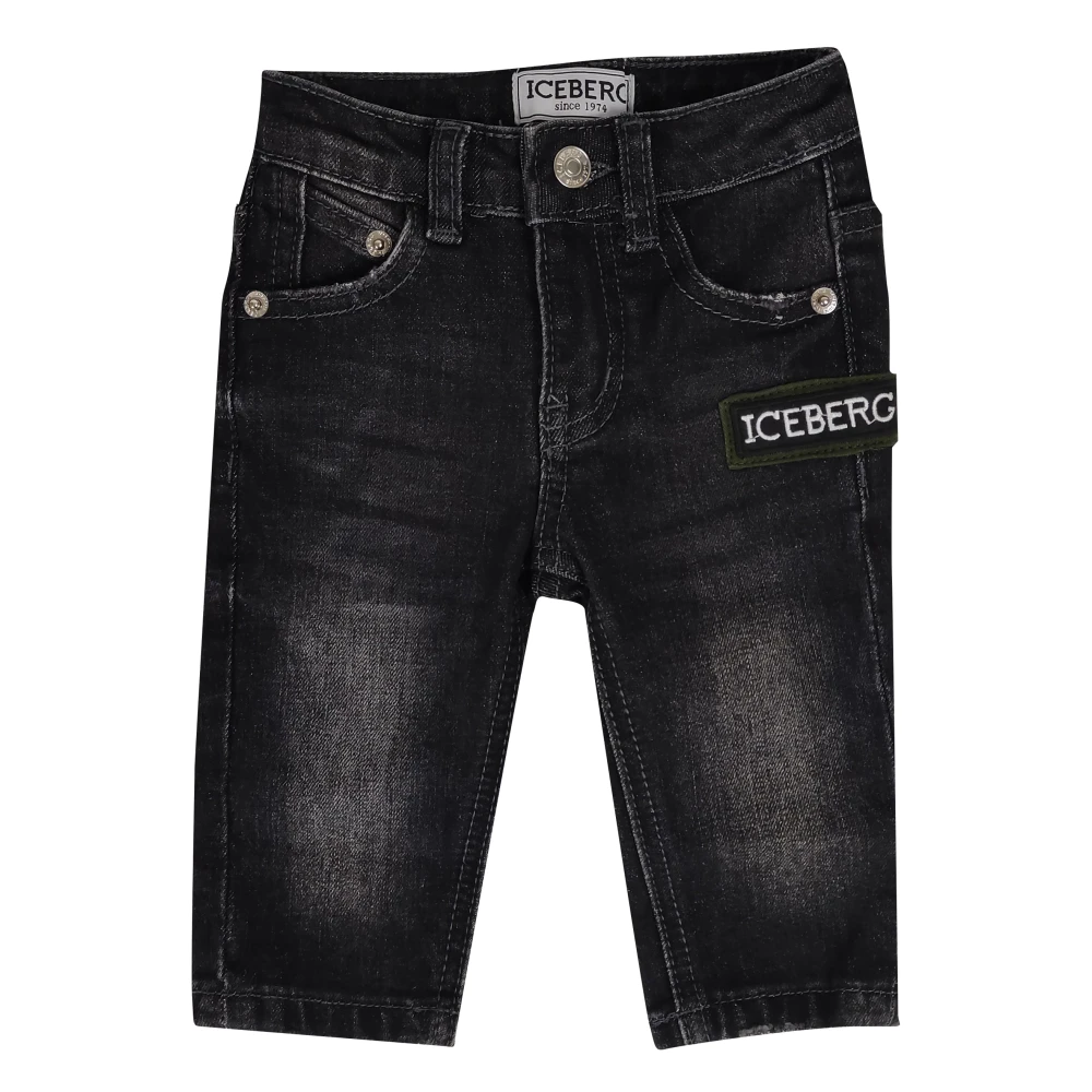 Iceberg Boys Black Denim Jeans - Jeans - 6 M - Kids
