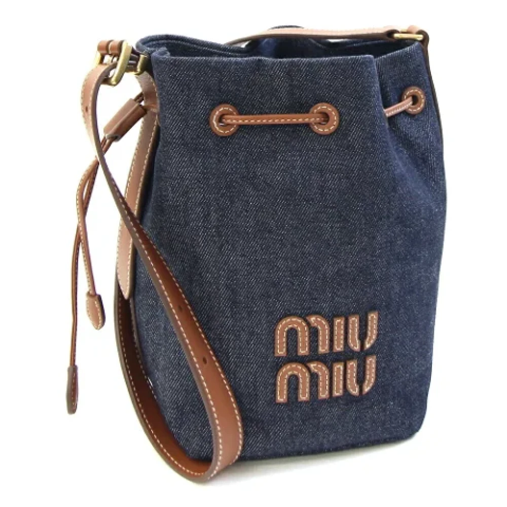 Pre-owned > Pre-owned Bags > Pre-owned Bucket Bags - - Miu Miu Pre-owned - Modalova