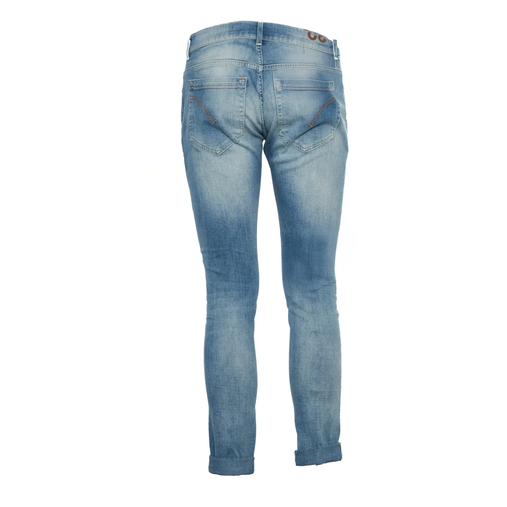 Dondup Slim Fit Blauwe Denim Jeans Blue Heren