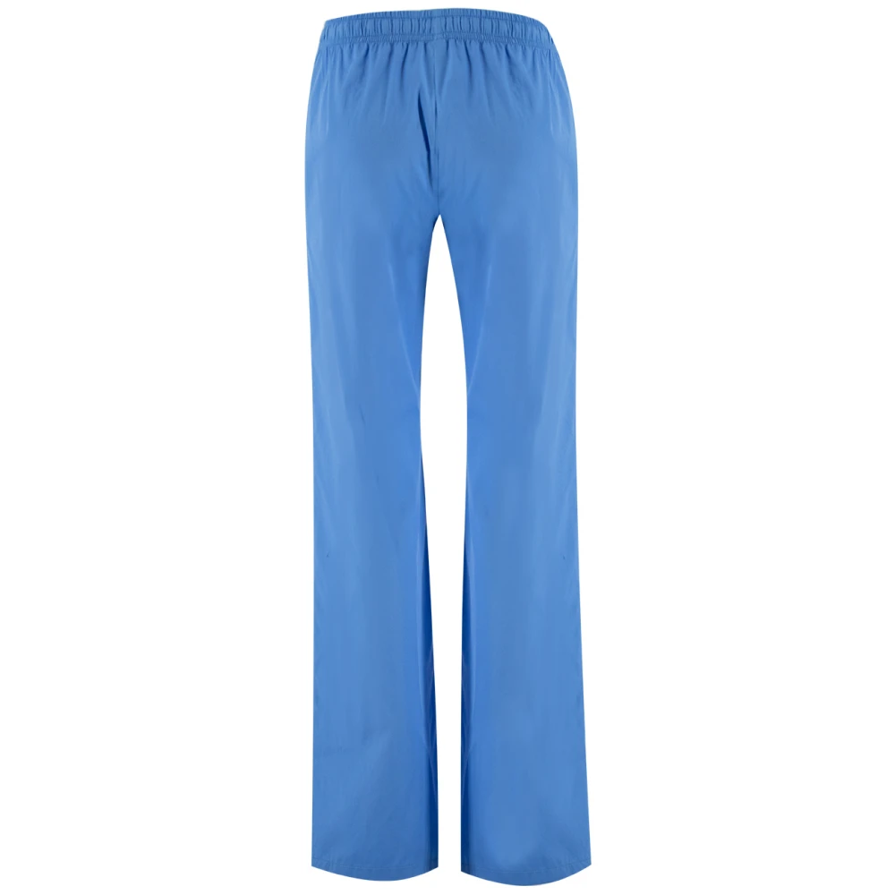 Ermanno Scervino Katoenen Trekkoord Broek Blue Dames