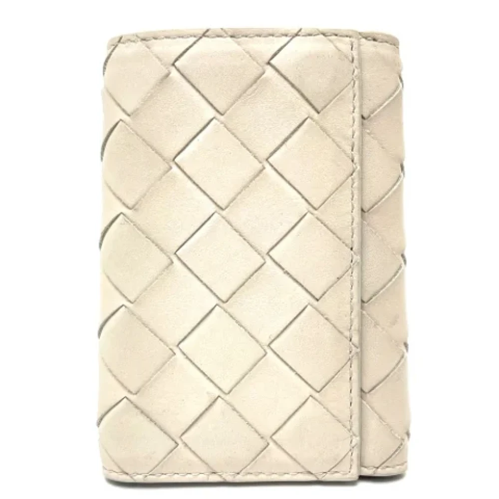 Bottega Veneta Vintage Pre-owned Leather key-holders White Dames