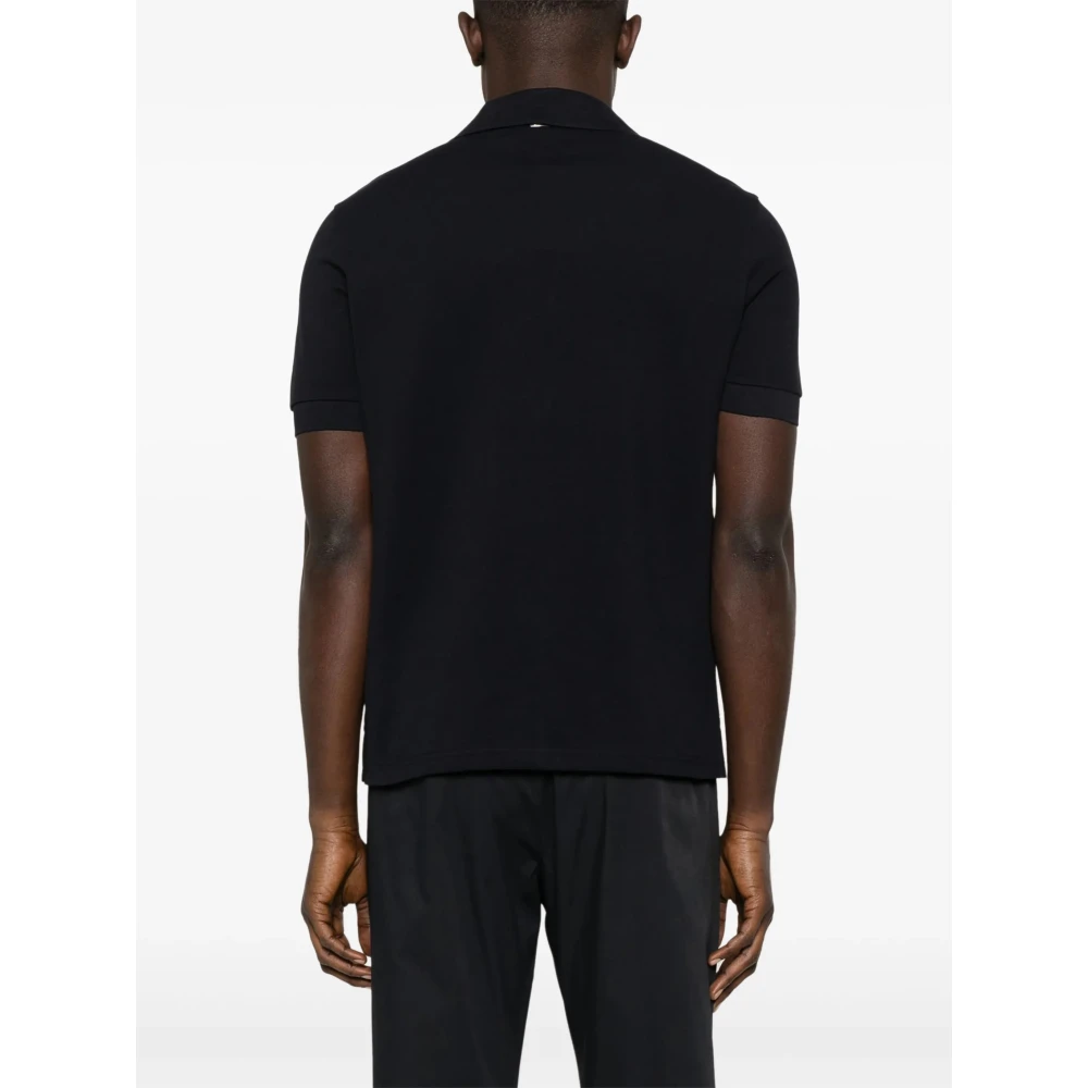 Herno Katoenen poloshirt met geborduurd logo Blue Heren