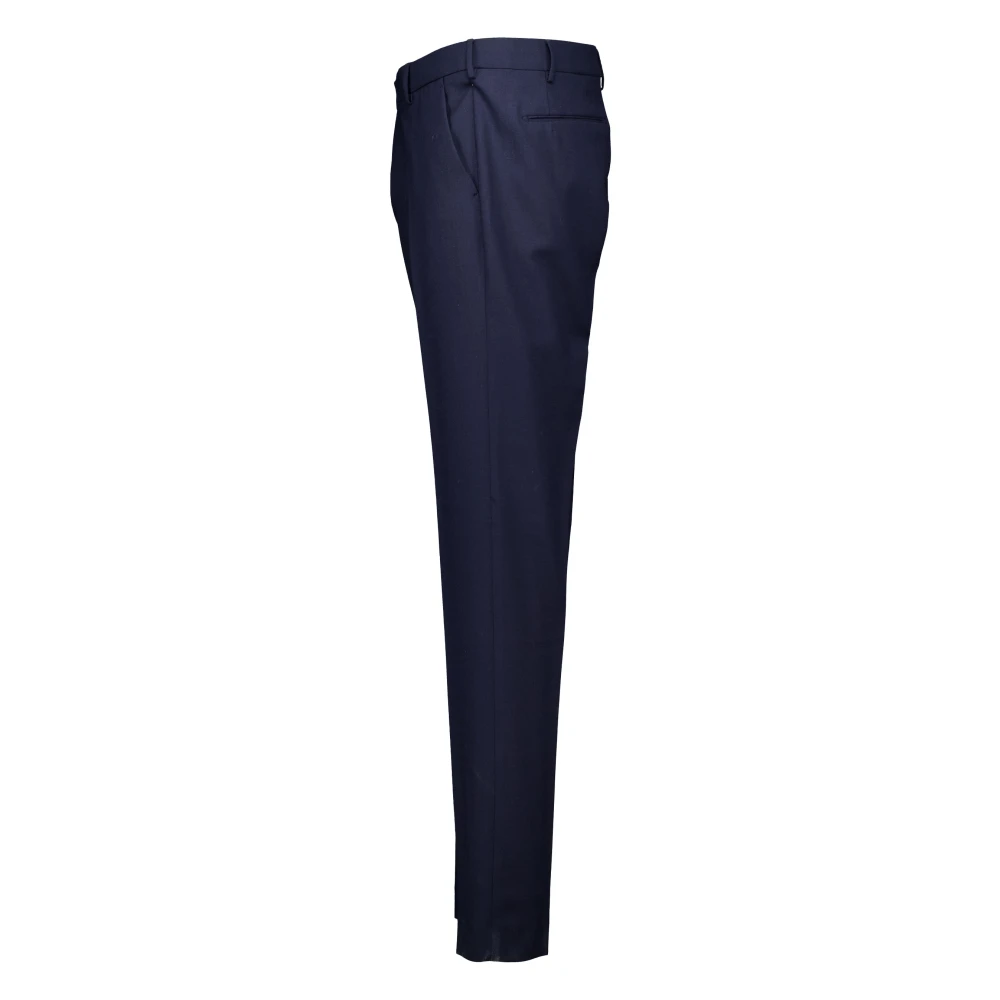 Berwich Navy Blauwe Stijlvolle Broek Blue Heren