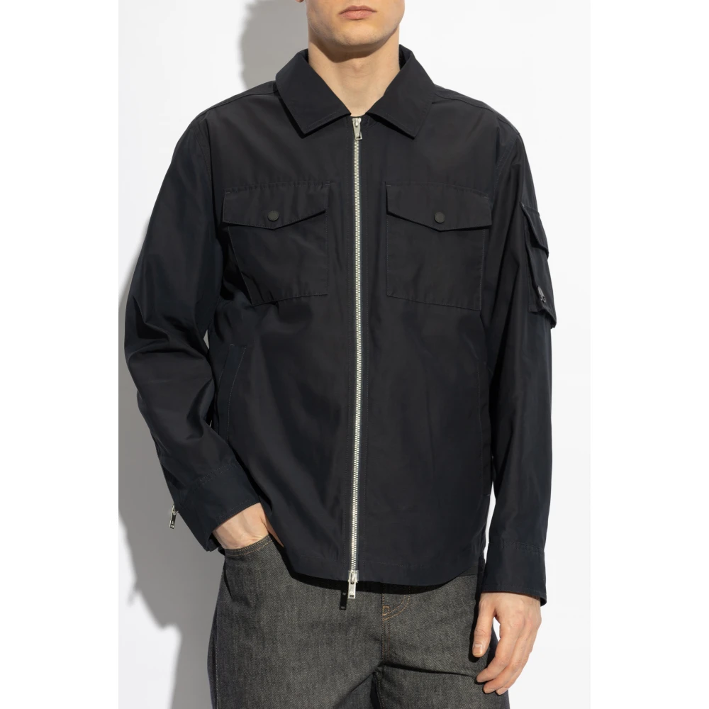 Moose Knuckles Jas met kraag Blue Heren