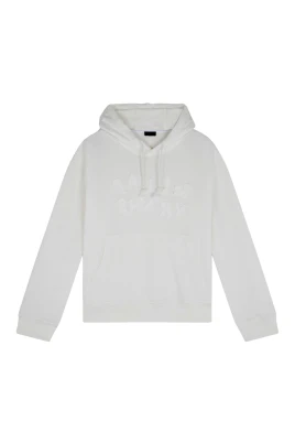 Broderad sweatshirt i bomull