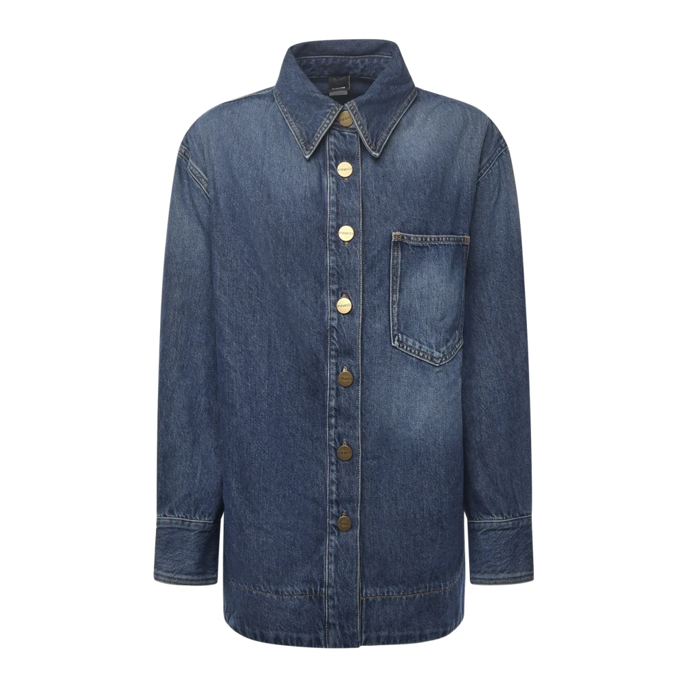 Pinko Damen Blau Jacken, 2XSgröße: