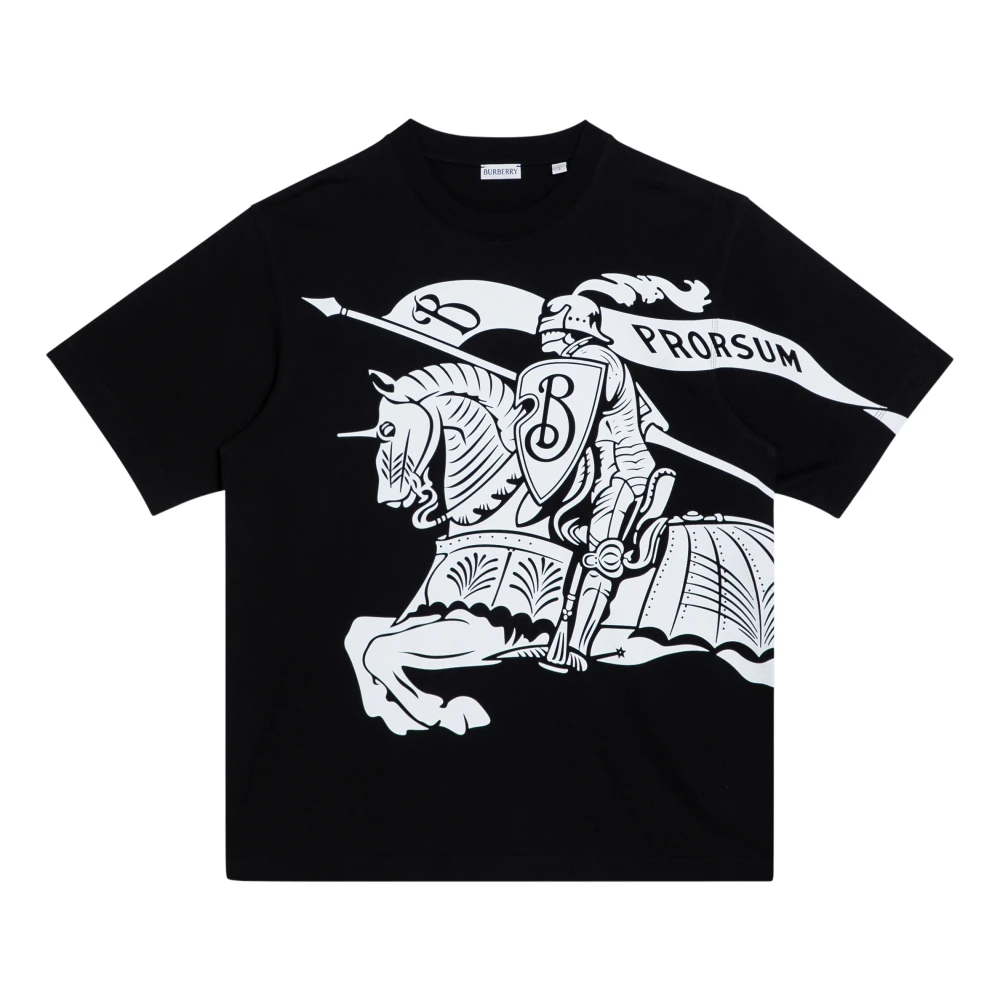 Burberry Korte Mouw Ronde Hals T-Shirt Black Heren