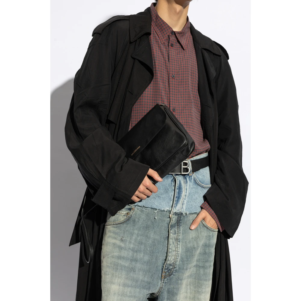 Balenciaga Schoudertas Grungy Black Heren
