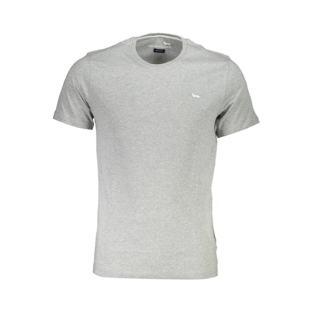 Harmont & Blaine Harmont Blaine Brown Cotton Men T-Shirt - Male - T-Shirts - Gray - 2XL - Tops