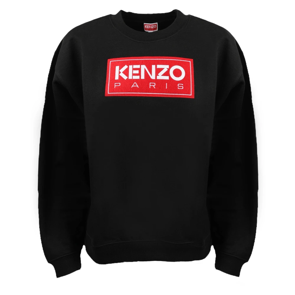 Kenzo Kvinno Svart Sweatshirts & Hoodies Dam, S, Bomull, Stilren Dam Sweatshirt