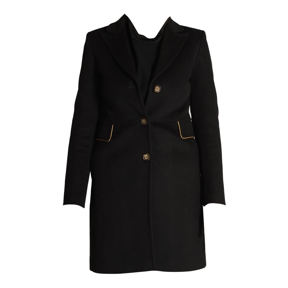Alviero Martini 1a Classe Zwarte Geo Classic Jas Black Dames