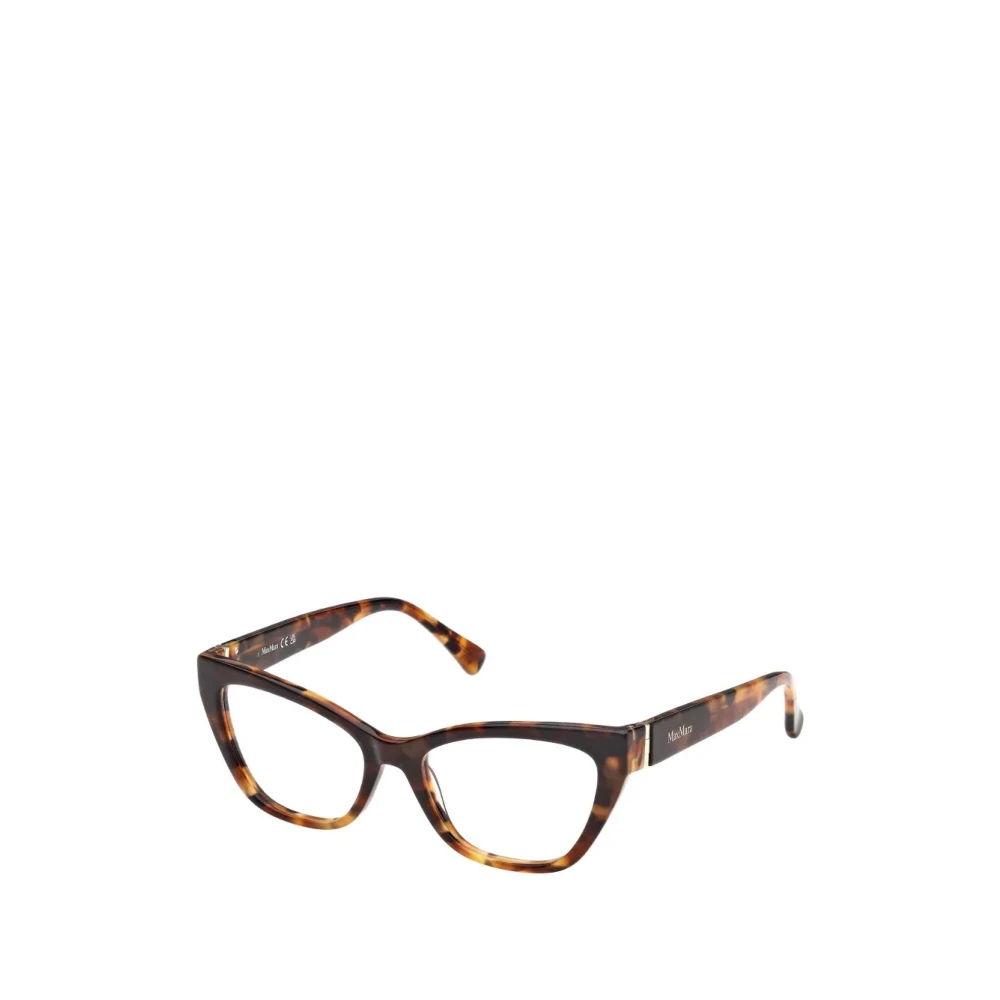 Max Mara Brown Glasses, Female, 53 Mm, Cat-Eye Eyeglasses