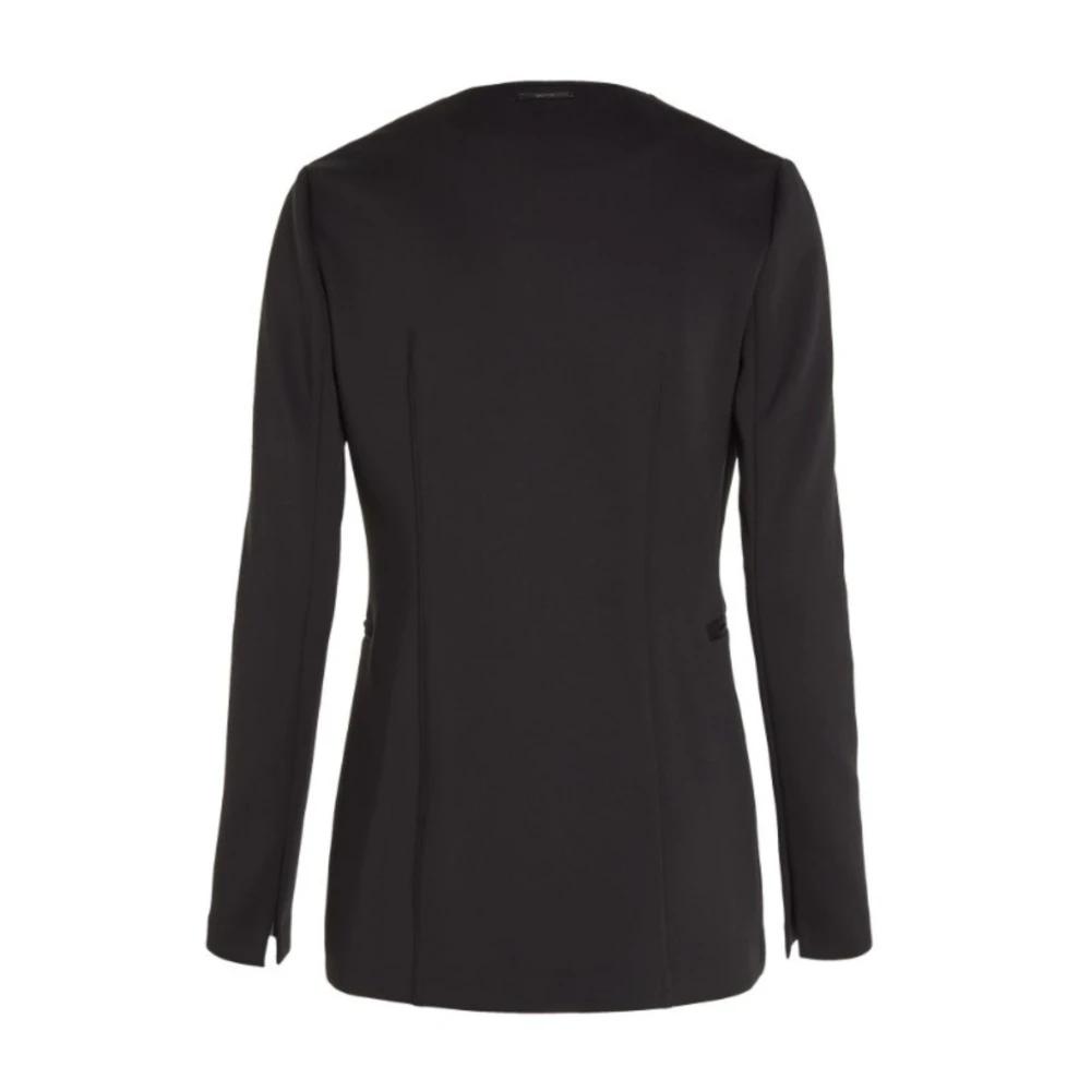 Calvin Klein Dames Gebreide Blazer Black Dames
