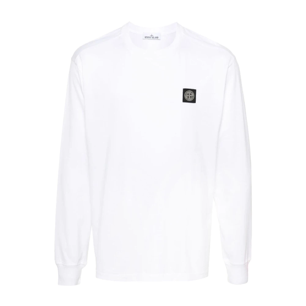 Stone Island Stijlvolle longsleeve T-shirt White Heren