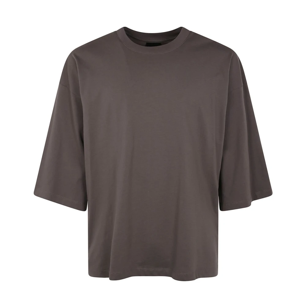 Thom Krom Rock Brown Drop Shoulder T-shirt Gray Heren
