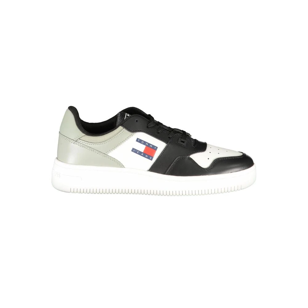 Tommy Hilfiger Men's Polyester Sneaker With Contrast Details
