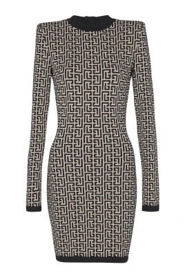 Short Monogram Knit Dress