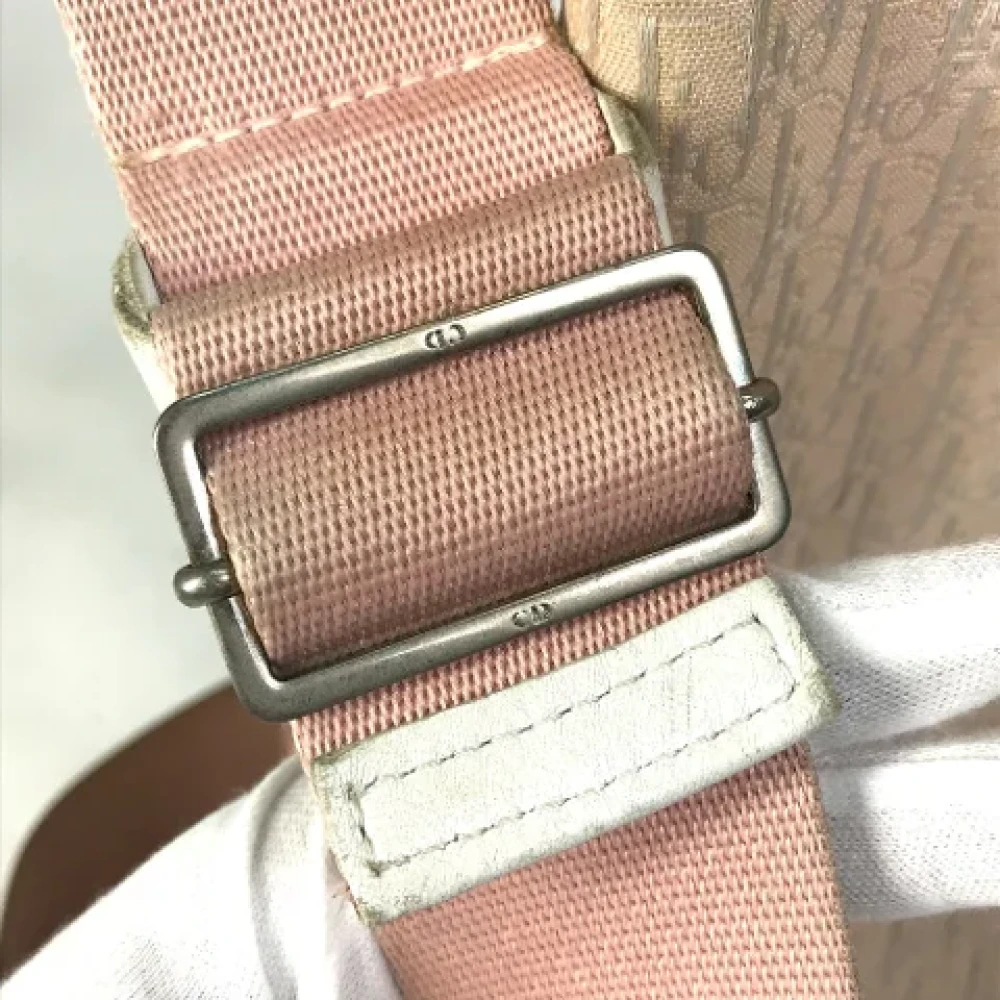 Dior Vintage Pre-owned Cotton dior-bags Pink Dames