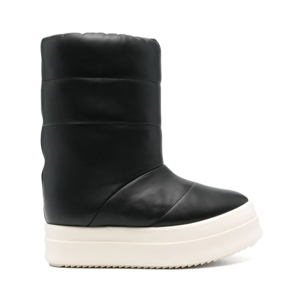 Rick Owens Quiltad Slip-On Chunky Sula Skor Black, Herr