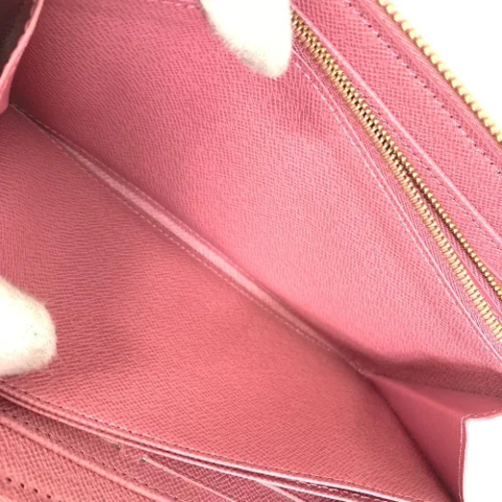 Louis Vuitton Vintage Pre-owned Denim wallets Pink Dames