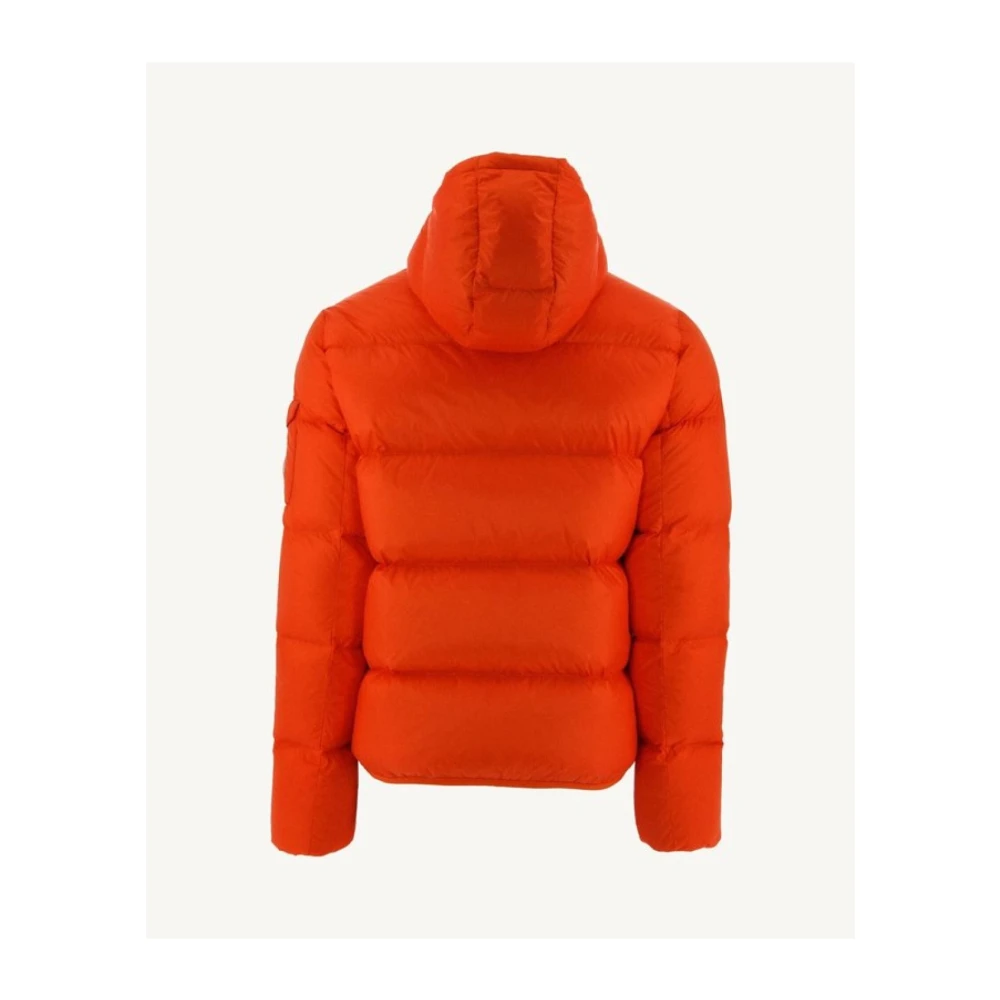 Jott Warme Winterjas Oranje Capuchon Gewatteerd Orange Heren
