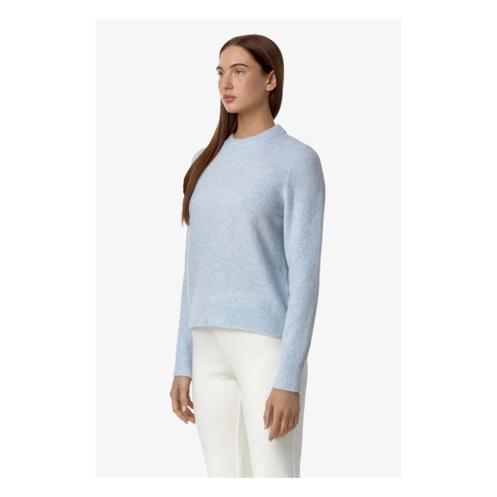 K-way Eskimo Crewneck Sweater Blue Dames