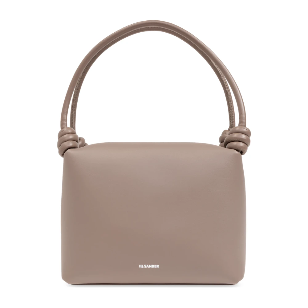 Jil Sander Schoudertas Giro Klein Brown Dames