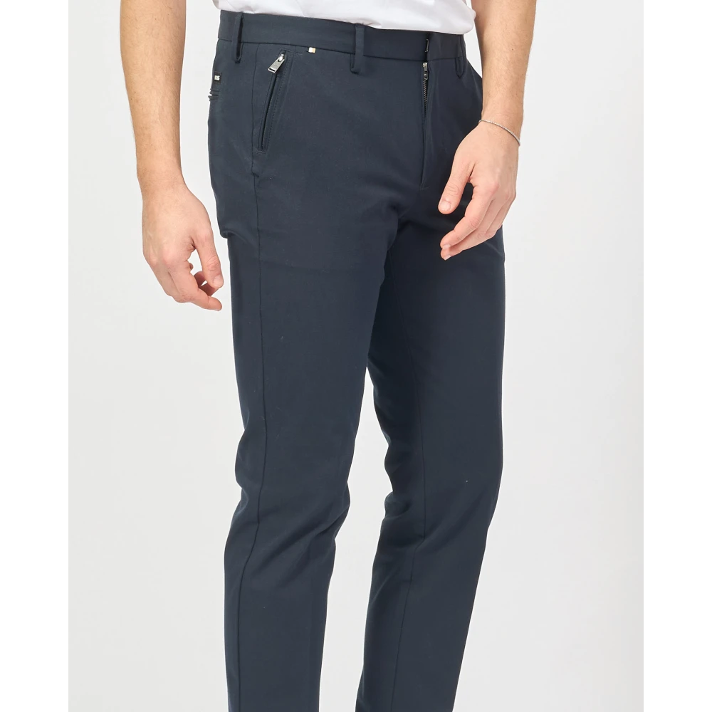 Hugo Boss Blauwe Slim Fit Broek Kaito Blue Heren