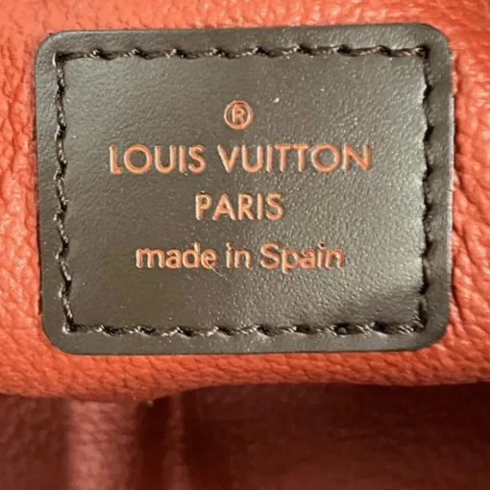 Louis Vuitton Vintage Pre-owned Canvas pouches Beige Dames