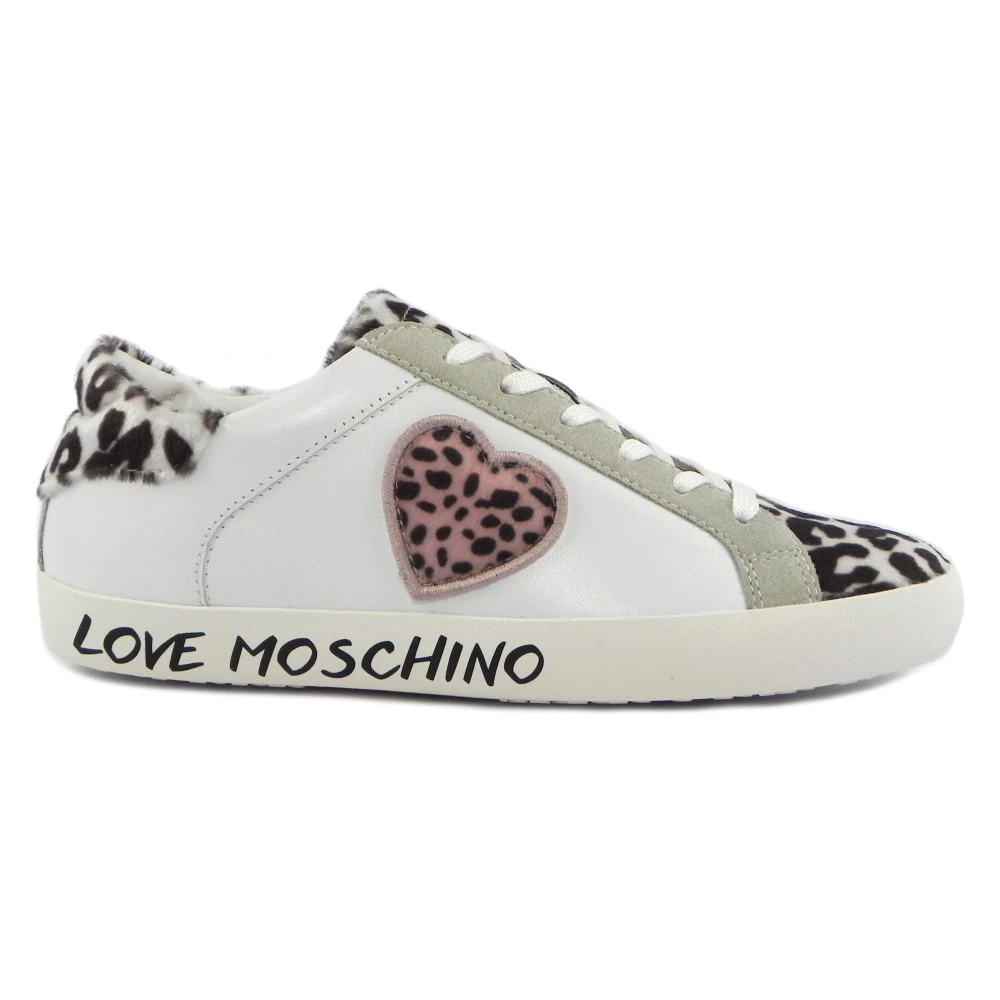 Love Moschino Gympaskor White, Dam