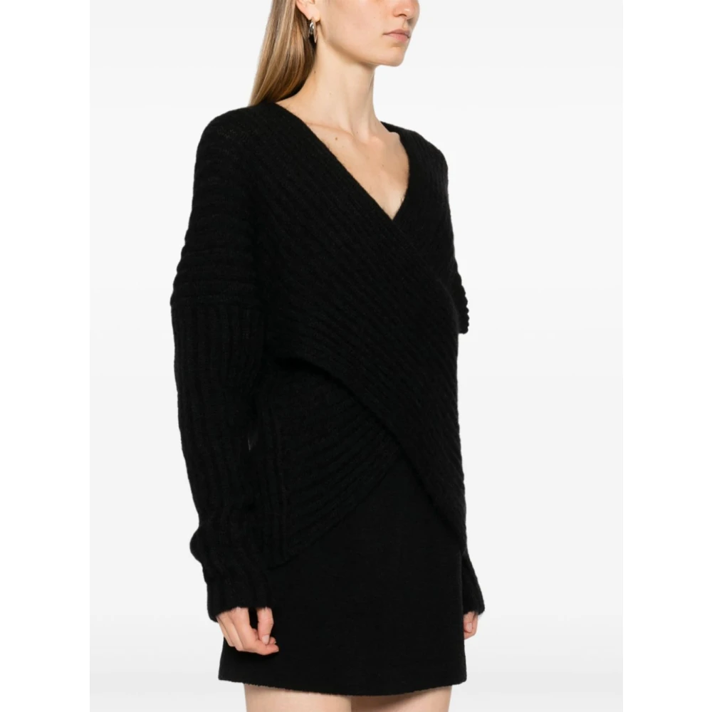 Twinset Chunky Gebreide Sweaters Zwart Black Dames