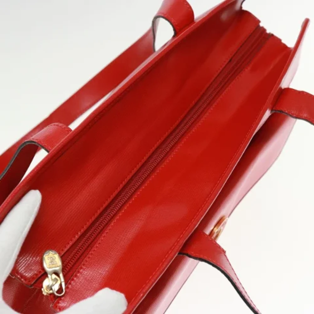 Celine Vintage Pre-owned Leather celine-bags Red Dames