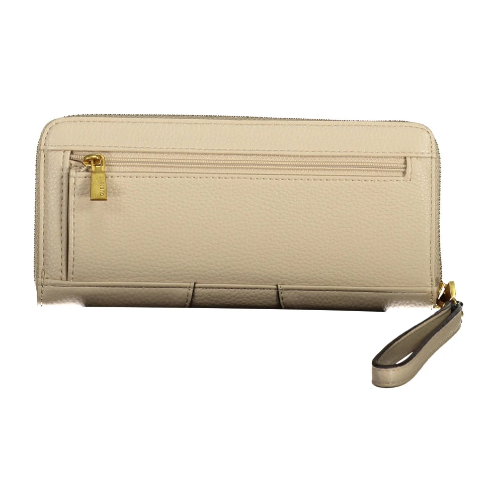 Guess Beige Damesportemonnee met ritssluiting Beige Dames