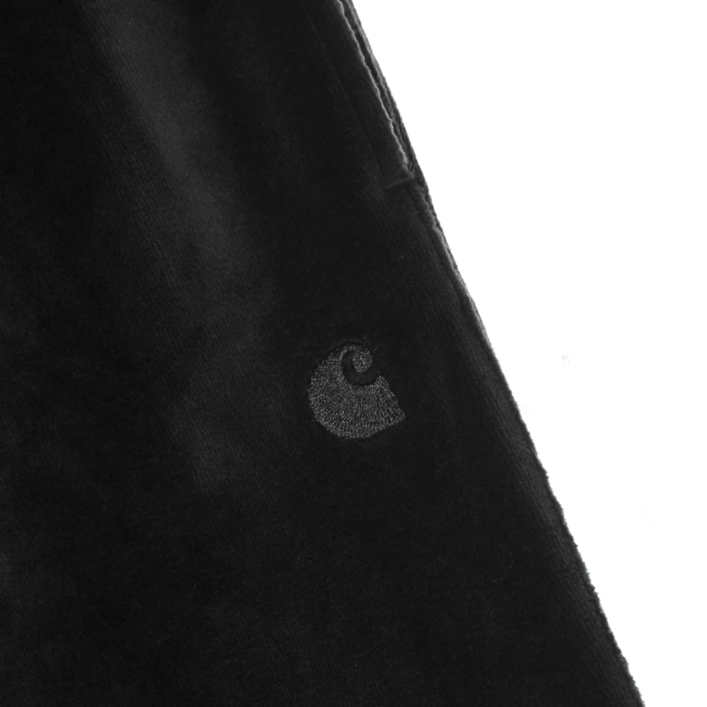 Carhartt WIP Zwarte Dames Sweatpants Stijlvol Comfortabel Black Dames