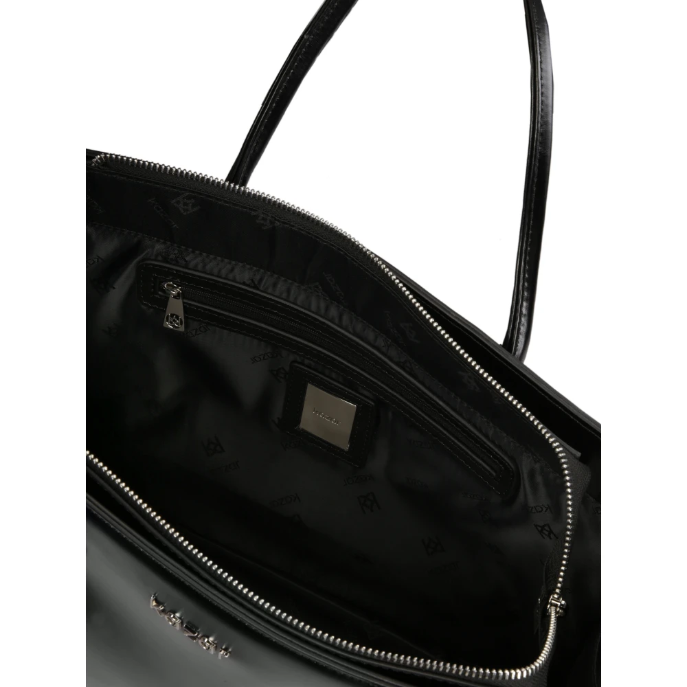Kazar Grote elegante minimalistische stijl handtas Black Dames