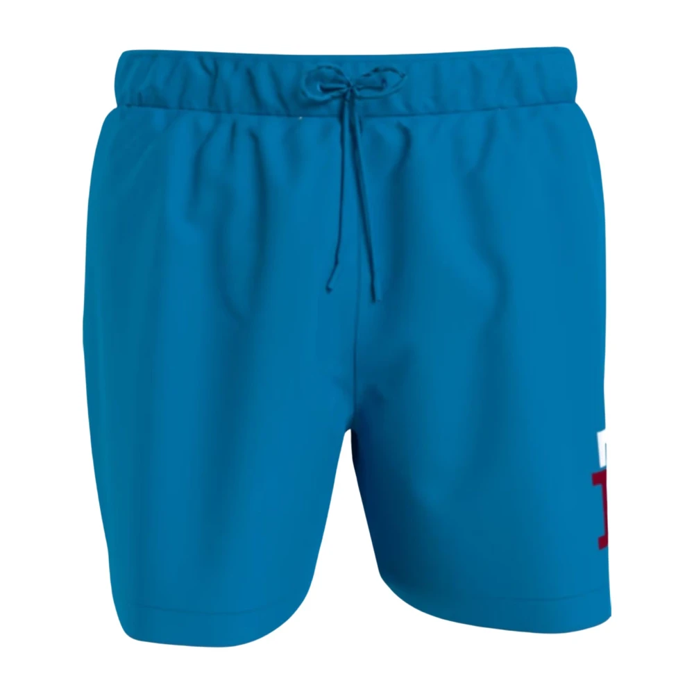 Tommy Hilfiger Heren Zwemkleding Koordsluiting Shorts Blue Heren