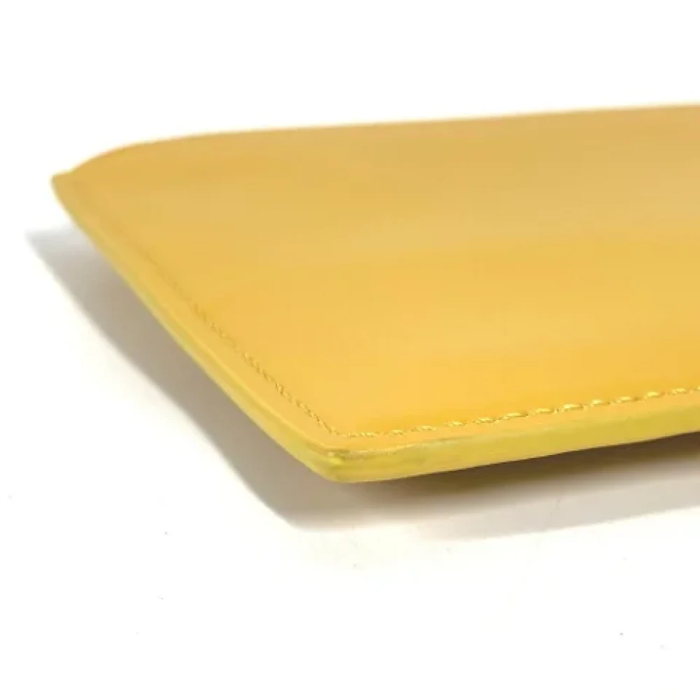 Fendi Vintage Pre-owned Leather fendi-bags Yellow Dames