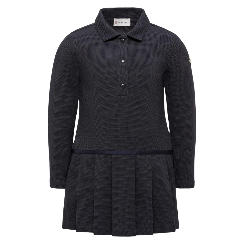 Moncler , Dresses, Female, Multicolor, 4 Y, Piqué Polo Dress
