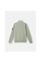 sweat-a-demi-zip-en-coton-vert