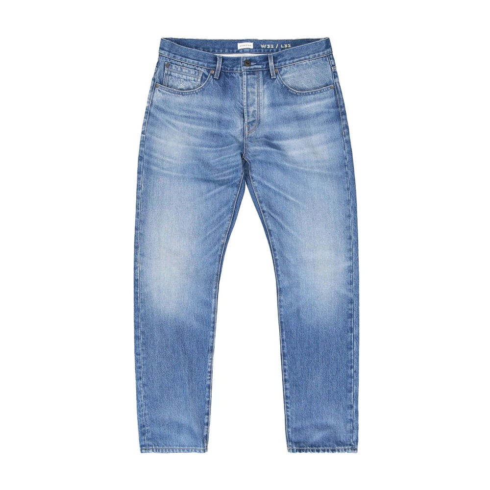 Butcher of Blue Stockton Straight Davis Jeans Blue Heren