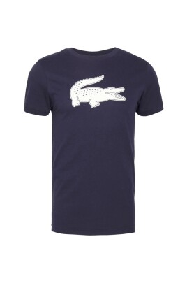 t-shirt-bleu-marine-avec-logo-3d