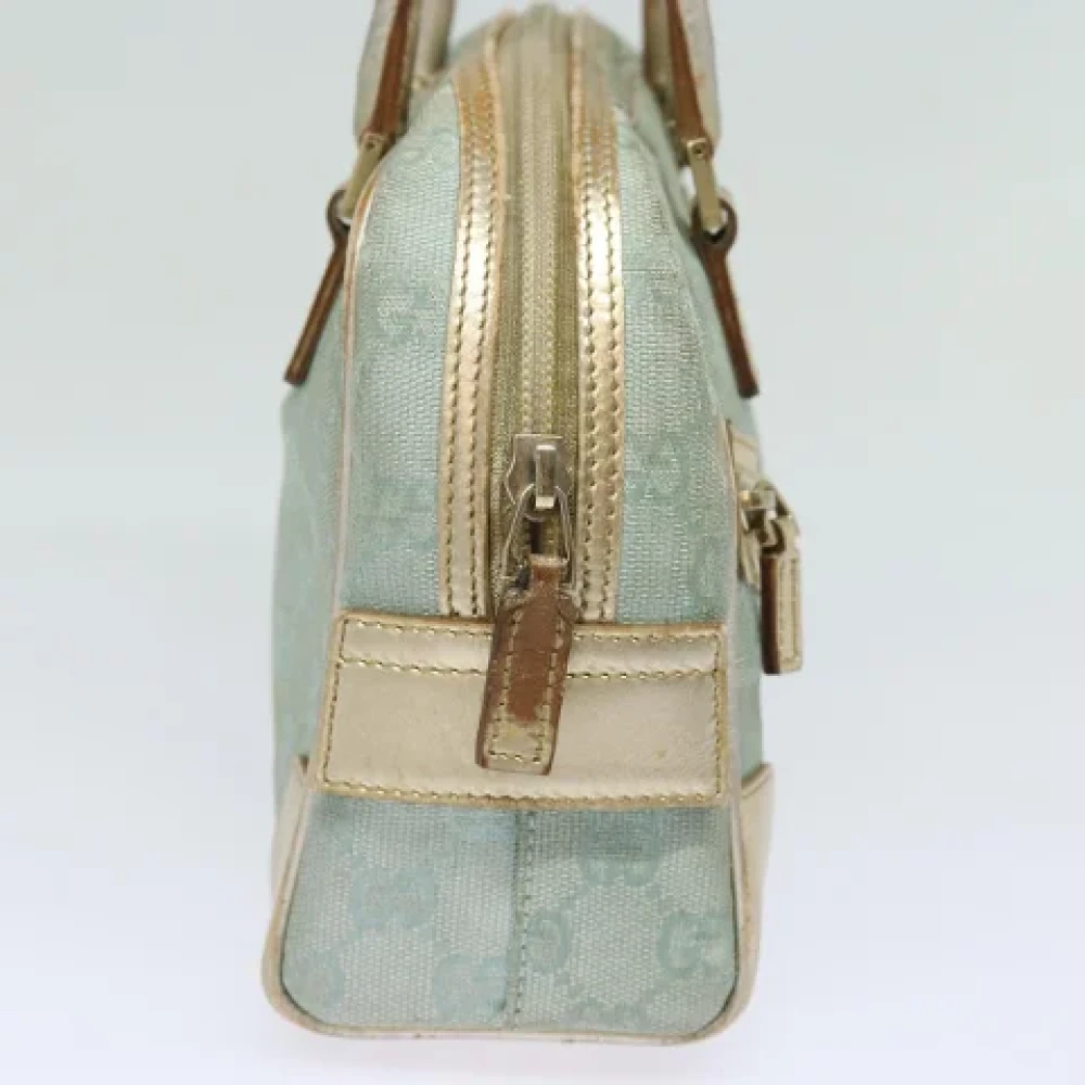 Gucci Vintage Pre-owned Canvas gucci-bags Blue Dames