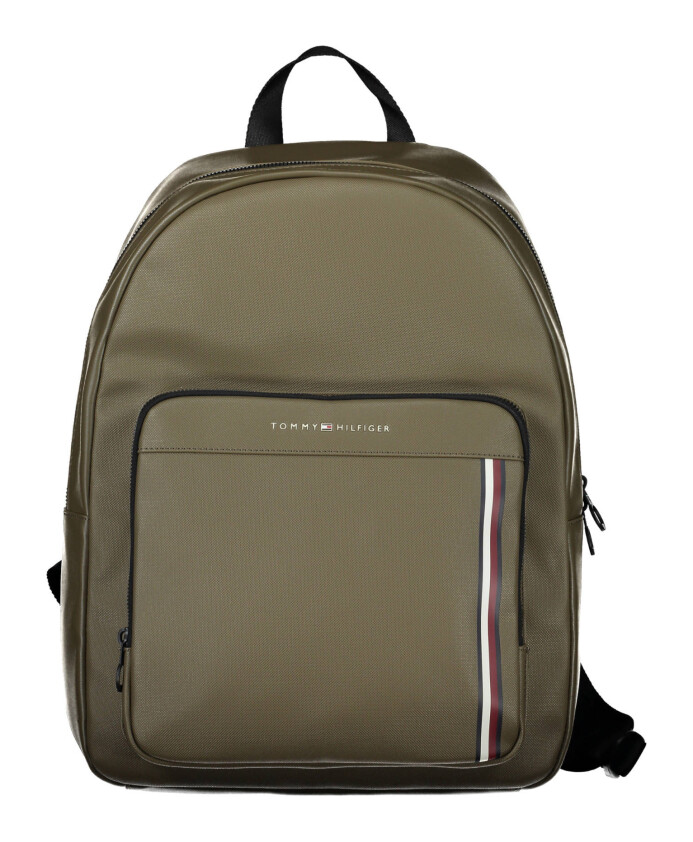 green-laptop-backpack-with-adjustable-straps