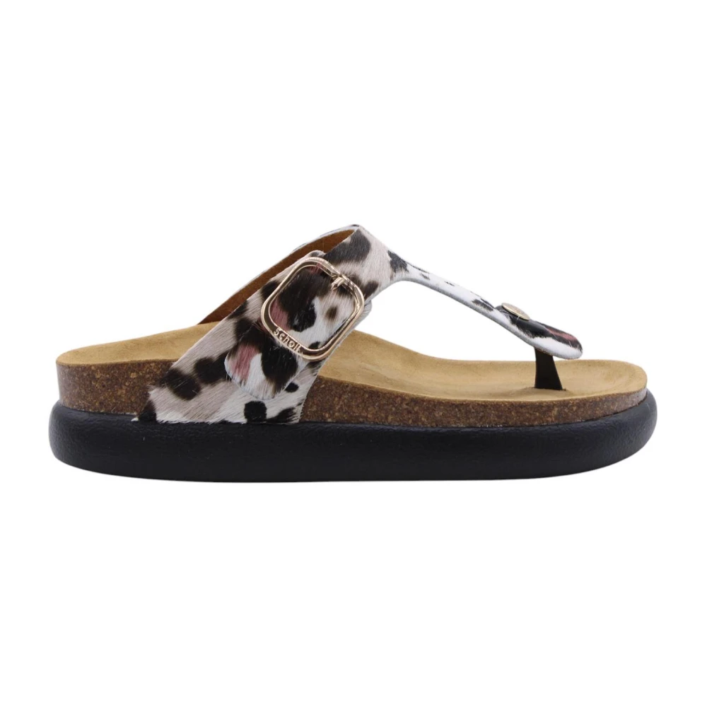 Scholl Women's Multicolor Flip Flops, 6 Uk, Comfort Slipper For Everyday Wear