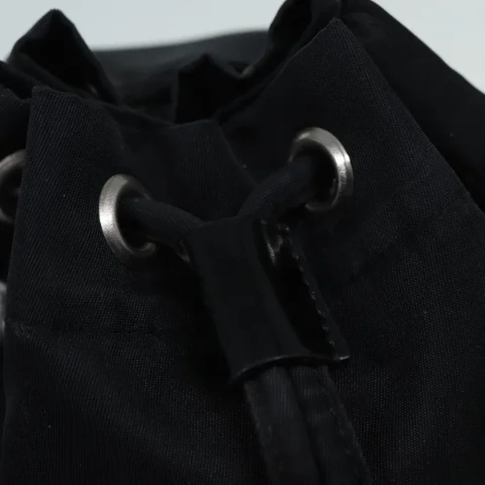 Prada Vintage Pre-owned Nylon pouches Black Dames